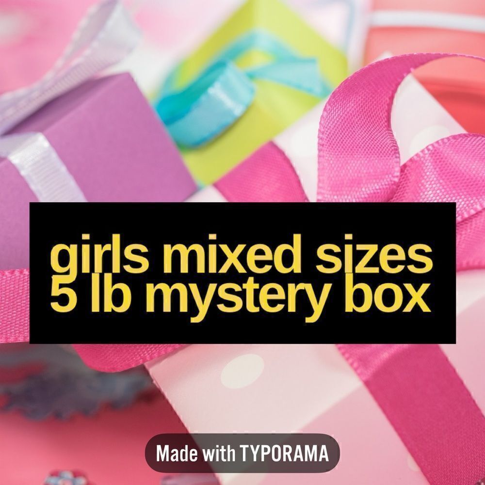 5 lb Build Your Own Bundle Lot! See Instructions in Description Size 6-12 Months
